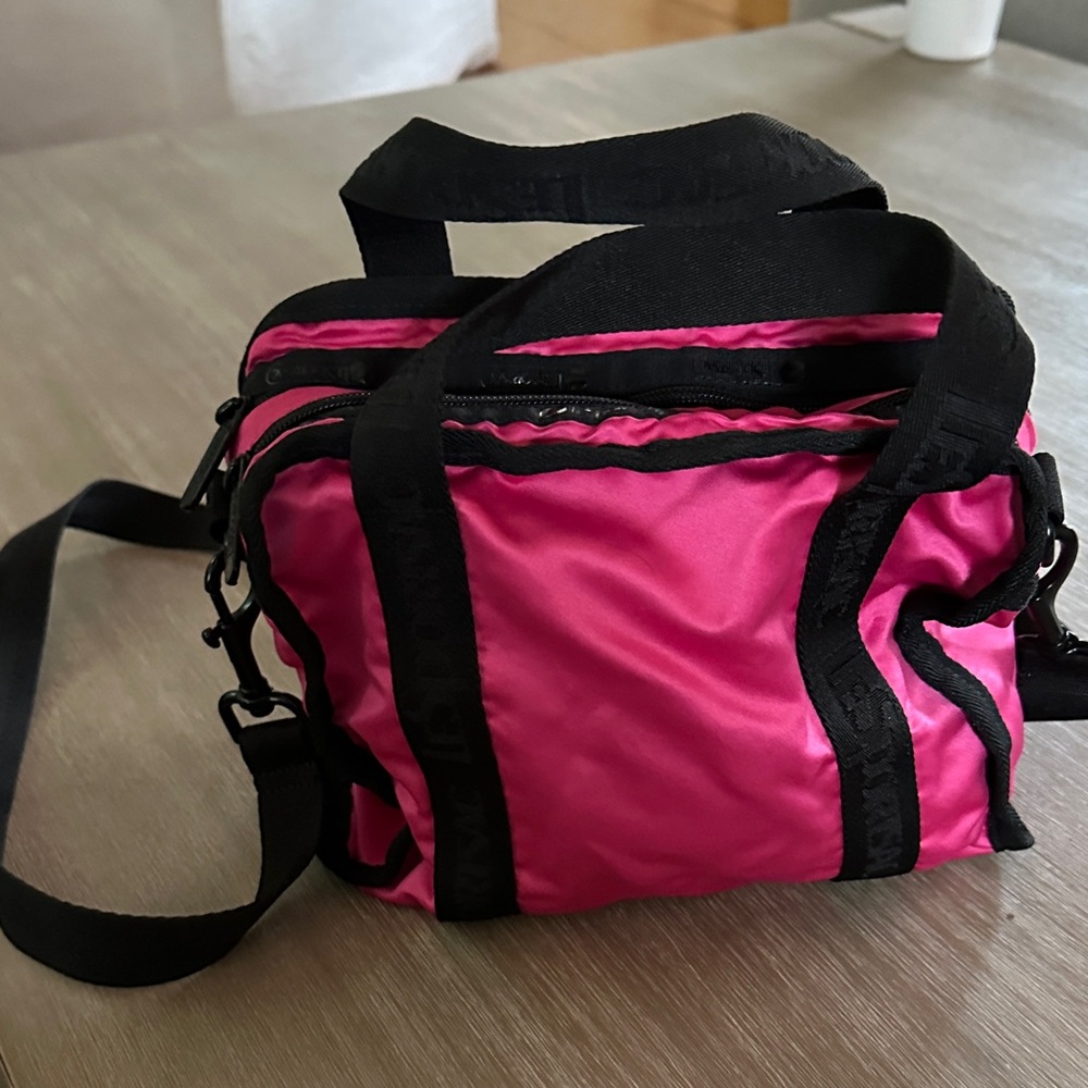 Lesportsac Vibrant Pink Travel Bag